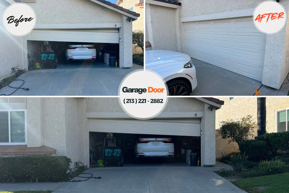 Before and after: garage door repair near me Coral Hills